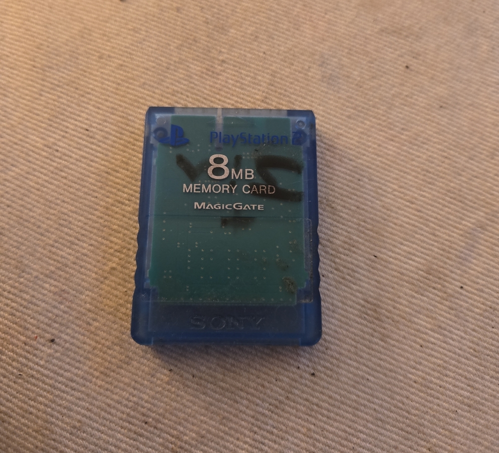 Sony Blue PlayStation 8MB Memory Card